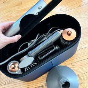 Dyson AirWrap in Nickel and Copper Complete Set
